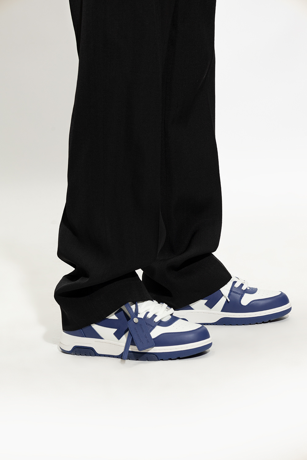 スニーカー Out Of Office Sneakers - OFF WHITE - Leather - Blue Off-White Out of Office Low-Top Sneakers | Saks Fifth Avenue